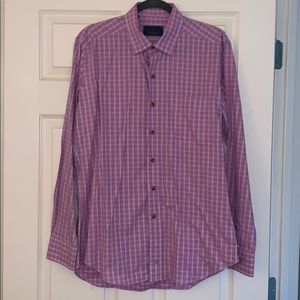 David Donahue hidden button down